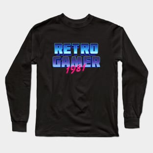 Retro Gamer Long Sleeve T-Shirt